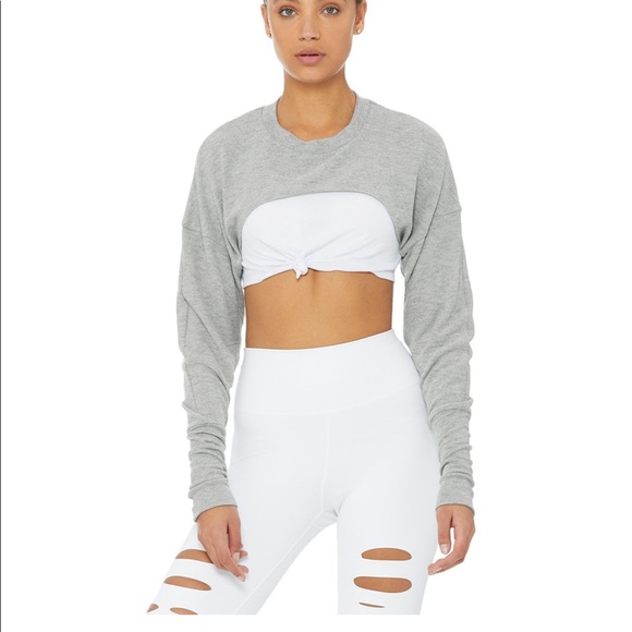 alo yoga extreme long sleeve top